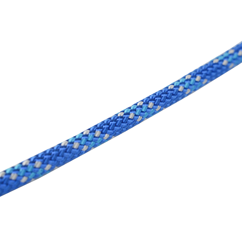 8mm 편평한 매끄러운 폴리에스테 땋는 밧줄