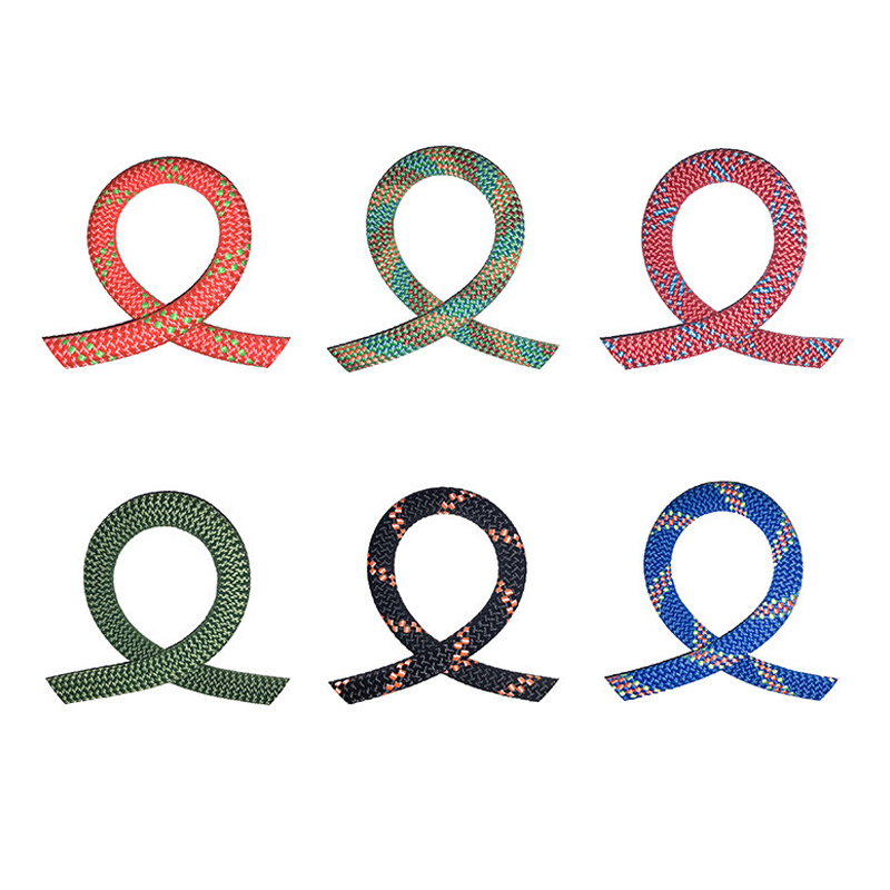 탈출, 화재 생존, 백업, 등산, 하이킹, 구조용 10mm 2200kgs 나일론 편조 로프