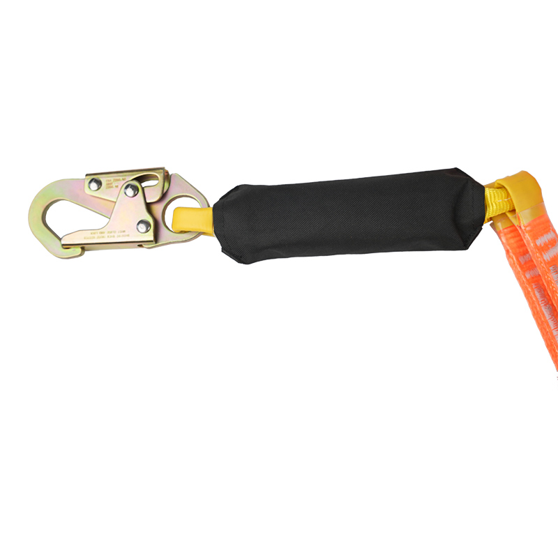 L19 두꺼운 웨빙과 ANSI 후크가 있는 추락 제동 이중 안전끈